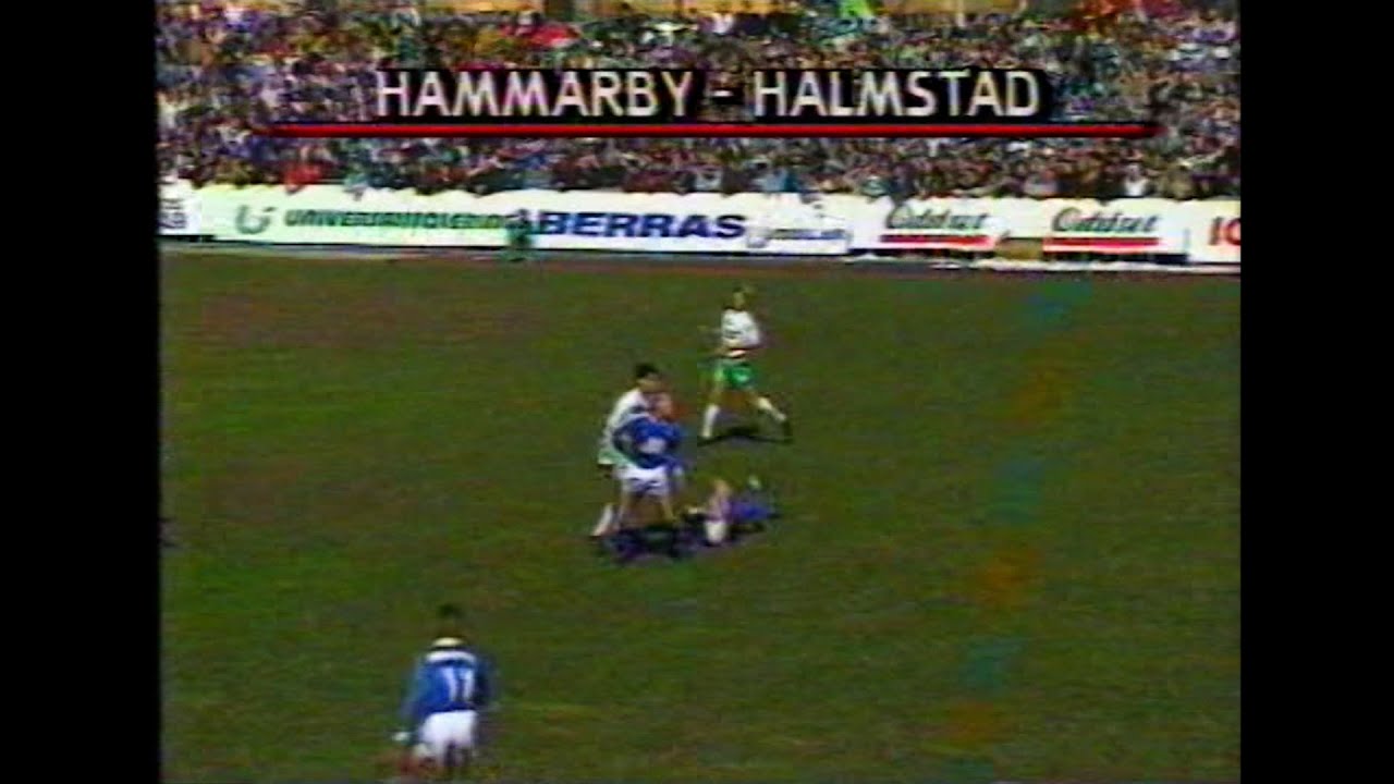 Hammarby IF - Halmstads BK (Allsvenskan 1990)