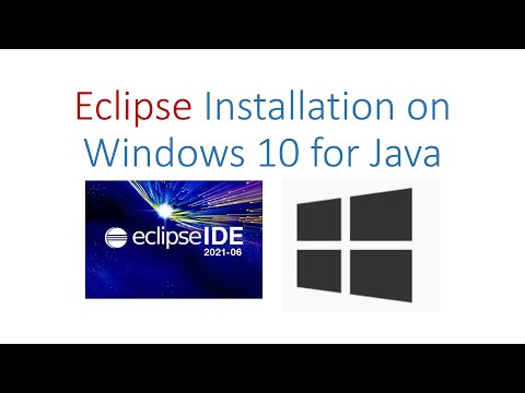 Eclipse 2021 Installation on Windows 10 for Java