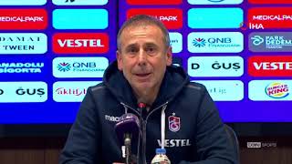 Abdullah Avcı, Takımını Hem Övdü Hem Eleştirdi Trabzonspor - Büyükşehir Belediye Erzurumspor 1-0