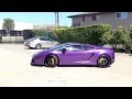 Lamborghini LP550 wrapped in Metallic Purple.