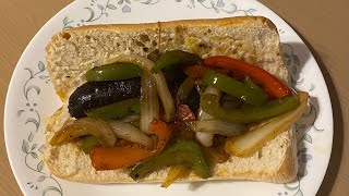 Sausage, peppers and onions like you’d get at the fair #sausagepeppersandonions #fairfood