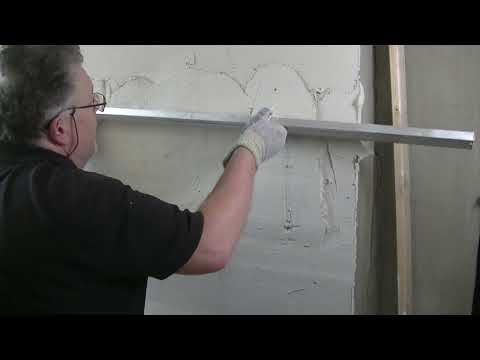Kleine Wand verputzen