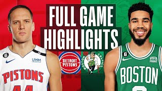 Game Recap: Celtics 127, Pistons 109