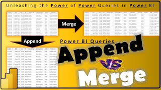 Appending and Merging Data in Power BI - Step by Step Guide| #30