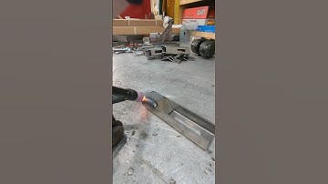 Welding up some custom parts for a dirt bike💥 @amcustomfab #lasercut #welding #sheetmetal