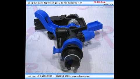 Đầu vòi phun nước cho cây BB127 răng ngoài 27