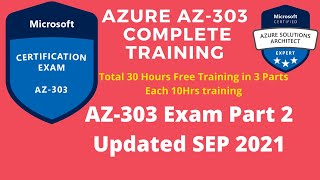 AZ-303 Microsoft Azure Solutions Architect Full Course Part 2 of 3