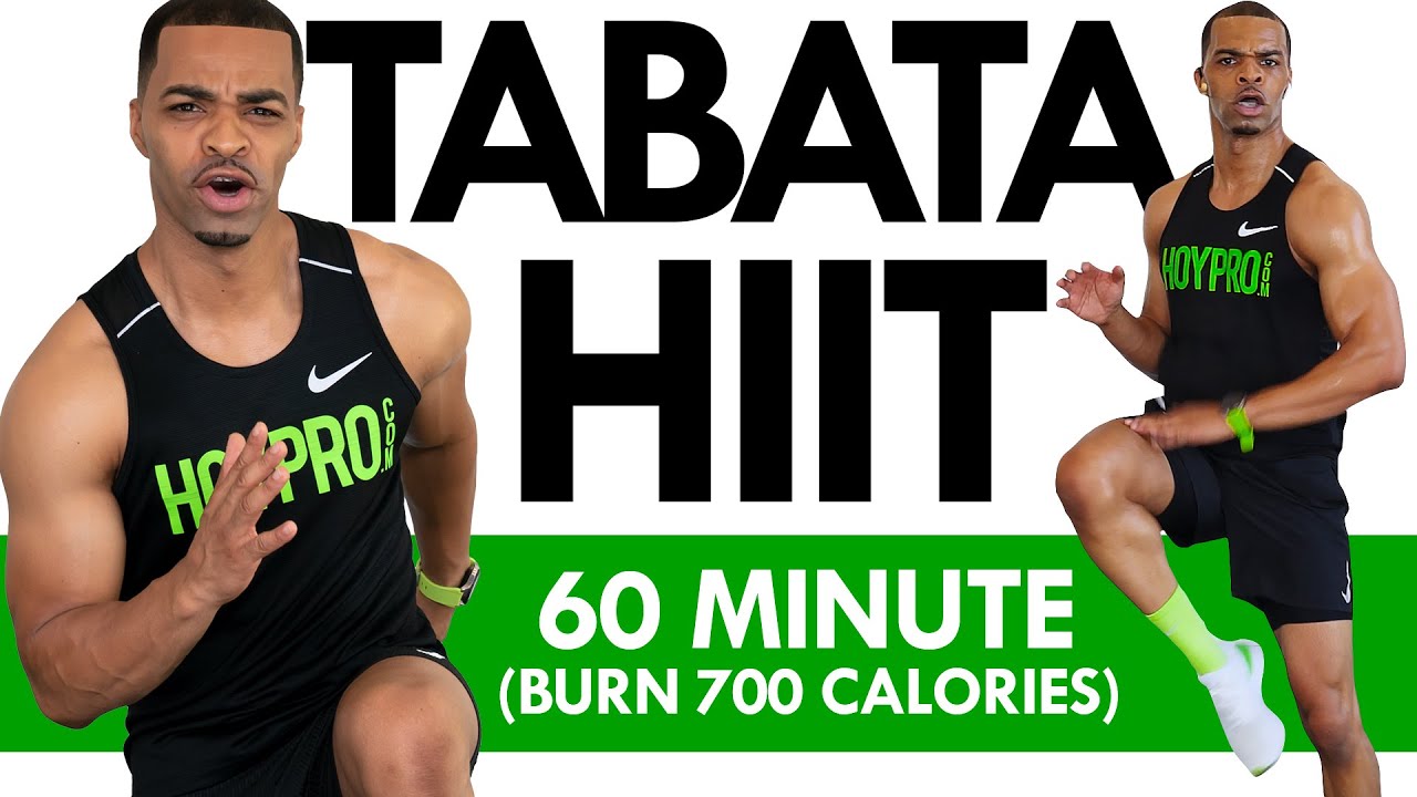 60 MIN KILLER HIIT Tabata Hybrid Workout with Weights (BURN 700