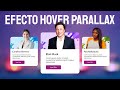 Tarjetas CSS con efecto HOVER PARALLAX