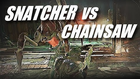 Gears 5 PVE - Chainsaw Execute a Snatcher!