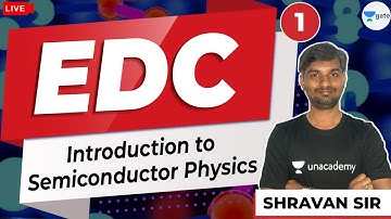 Introduction to Semiconductor Physics | Lec - 1 | EDC | GATE/ESE Exams | Shravan Sir