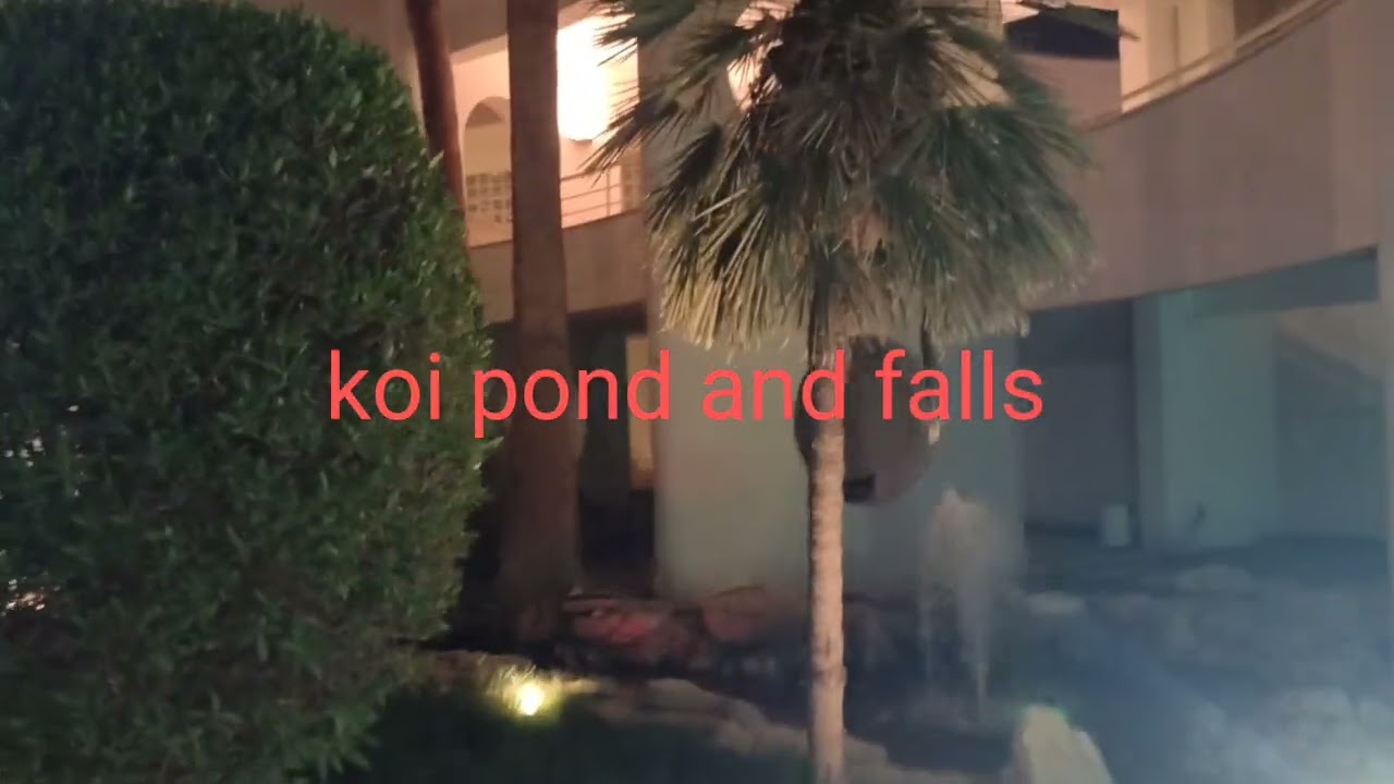 north wing of the palace view @ night