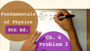 Fundamentals of Physics 8th Edition (Walker/Halliday/Resnick), Chapter 6, Problem 3 Solution