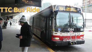 Toronto TTC 36A Finch West Bus Ride - Full Route 3/11/2023