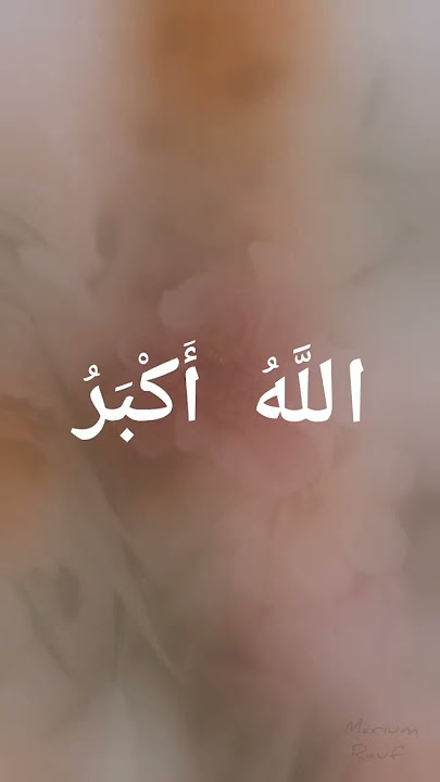 Takbeer by Tariq Muhammad.                            #yts#takbir #hajj #eiduladha #status #shorts