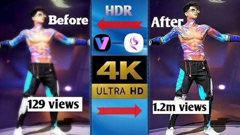 HOW TO INCREASE FREEFIRE VIDEO QUALITY 4K🤑 TUTORIAL freefire quality increase 4k lobby (16k) 😱 #ff 