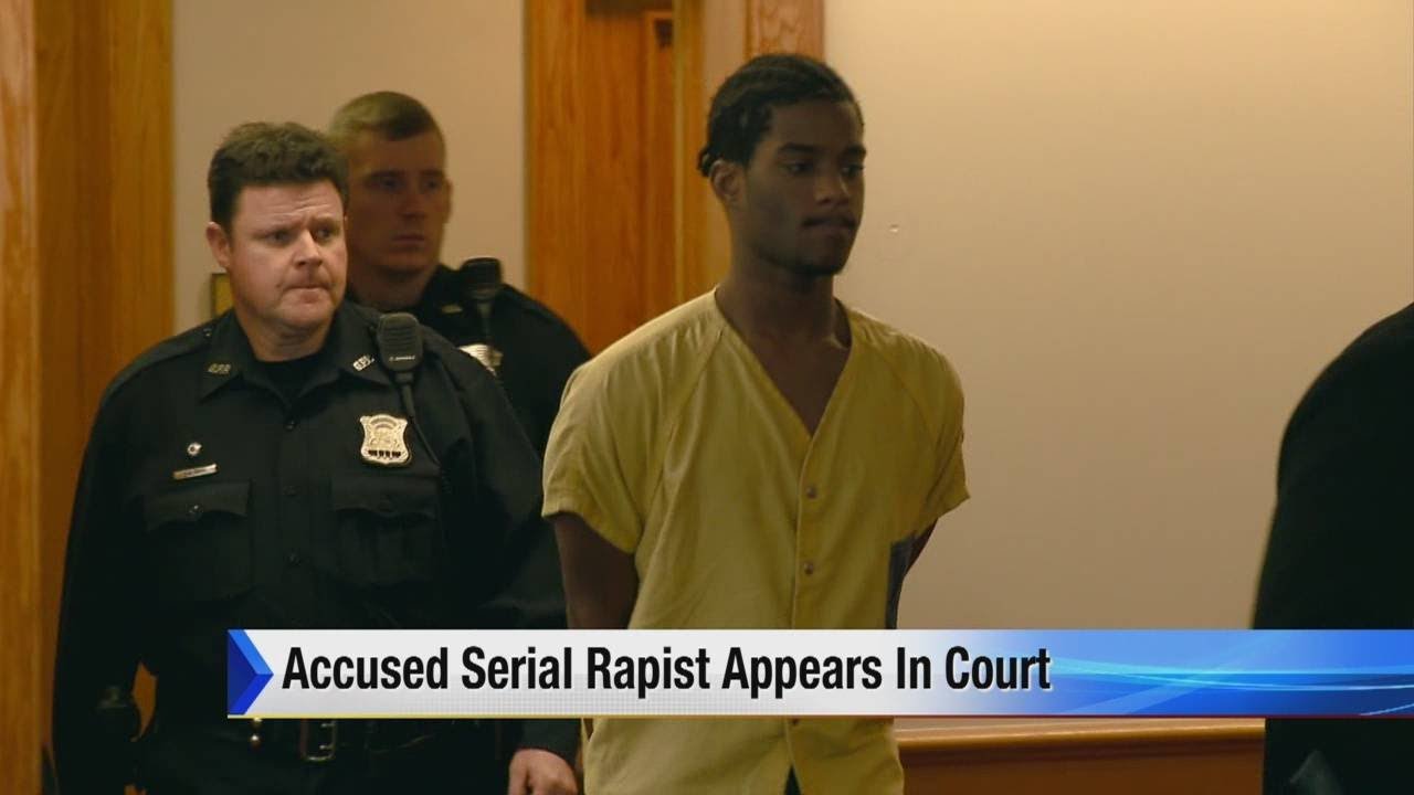 Accused serial rapist appears in court - YouTube