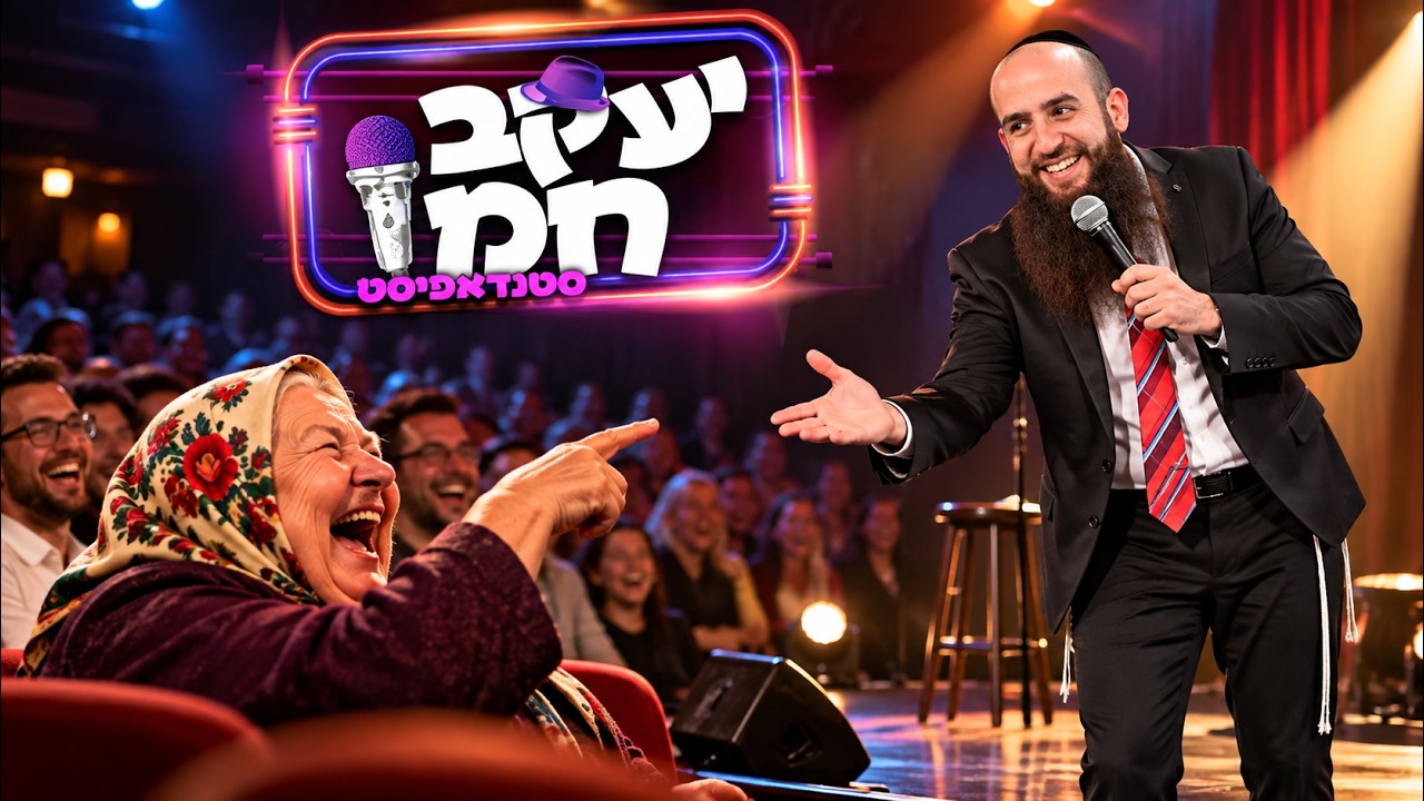 סטנד אפ יעקב חמו - שסבתא רוסיה מגיע למופע של יעקב חמו (מצחיק מאוד ומפתיע)