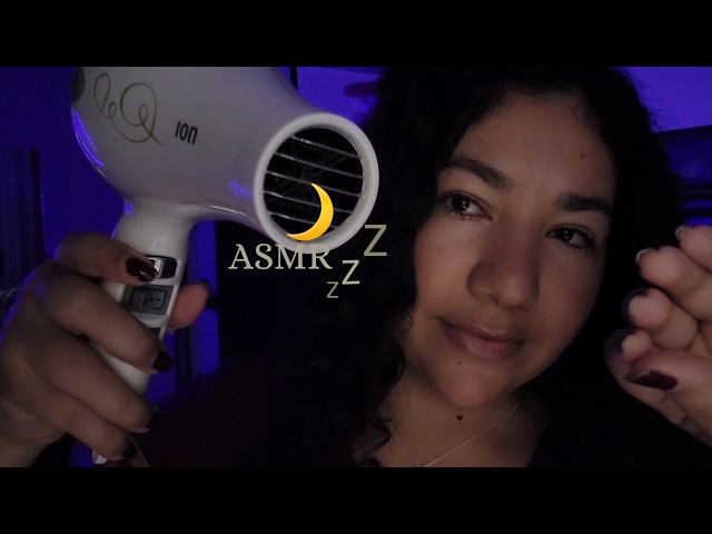 ASMR - Feel like you're in a hair salon | Comb, Hairdryer, and more (REAL SOUNDS)💤