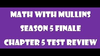 Chapter 5 Test Review