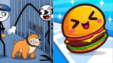 🏂🏂Thief Puzzle VS FOOD RUN- Satisfying ASMR Gameplay Showdown on Android & iOS #gaming #ios #games