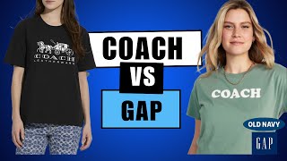 Coach Sues Gap And Old Navy For Trademark Infringement With Coach Tshirt