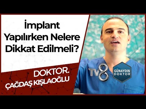 İmplant Tedavisi Nedir? - DR. Çağdaş KIŞLAOĞLU