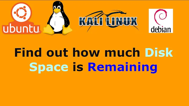 How to Find out how much Disk Space is Remaining Linux Unix - 2019