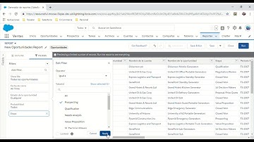 Salesforce Creación de reportes