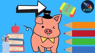 How to Draw Funny Piggy roblox characters step by step and | Cartooning club How to Draw Videos Kids