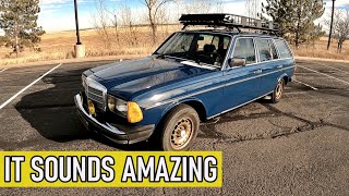Mercedes 300 Turbo Diesel Straight Pipe Sound, and in depth info.
