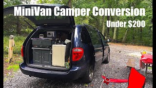 Minivan Camper Conversion. Stock to Camper Mode in Minutes. Van Life