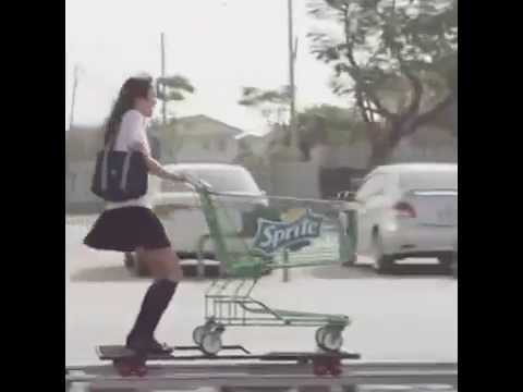 CocaCola TVCM Sprite スプライト 爽快スプラッシュカート