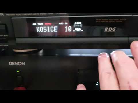 Denon tu-580 rd Test - YouTube