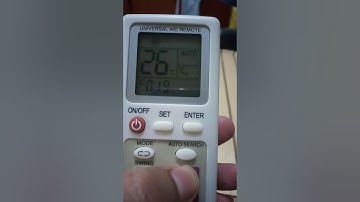 How to connect universal remote control with any ac