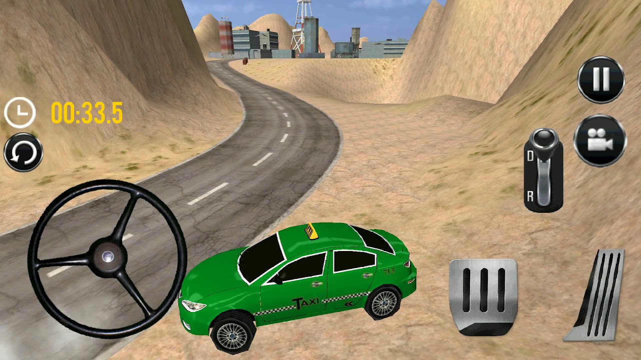 Taxi Simulator - Hill Climb Taxi Driving Game - Android / iOS Gameplay