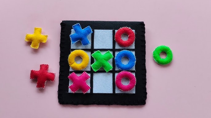 Easy Homemade TIC TAC TOE Game Board  Club Chica Circle - where crafty is  contagious