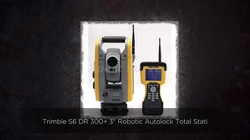 Trimble S6 DR 300+ 3" Robotic Autolock Total Station w/ TSC2