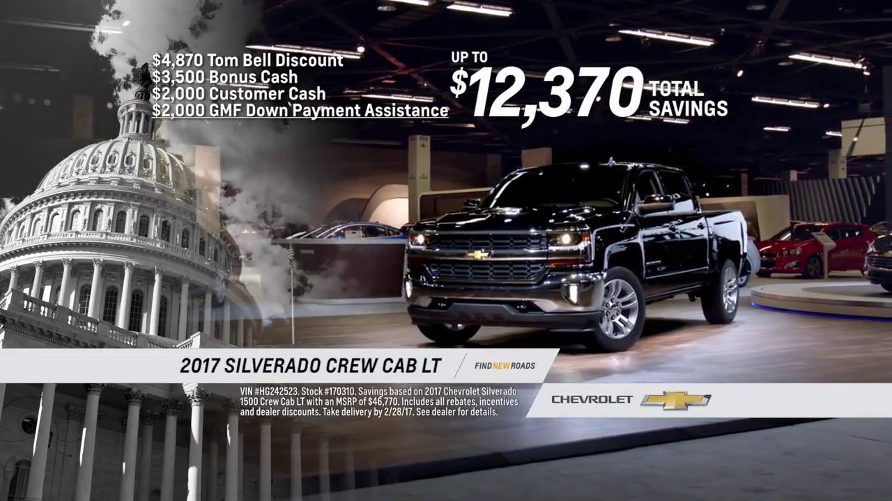 17 TBCH 0124 1 Tom Bell Chevy Presidents' Day Event 30 2 7 pm HD, 1080p