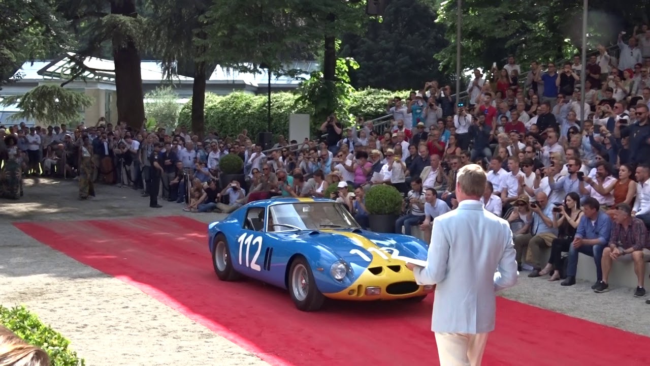 Ferrari 335S and 250 GTO at concorso Villa d'Este