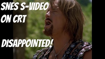 SNES S-Video Vs. Composite on a 27 inch CRT