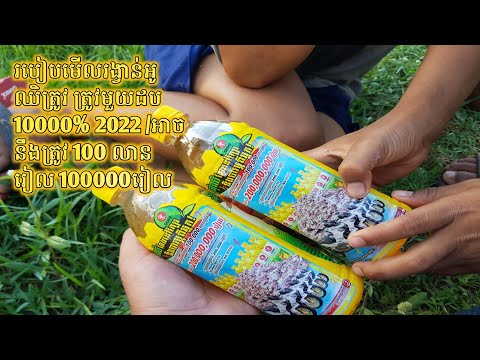 របៀបមើលរង្វាន់អូឈិត្រូវ ត្រូវមួយដប  10000% 2022 /អាចនឹងត្រូវ 100 លានរៀល 100000រៀល
