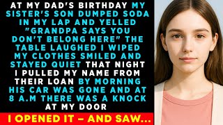 At My Dad's Birthday, My Sister's Son Dumped Soda In My Lap And Yelled,