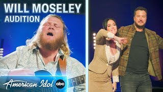 Will Moseley: Original Song Audition 'Gone For Good' Gets The Judges' Approval  American Idol 2024