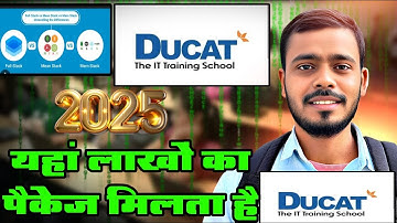 DUCAT  Full Stack Development Course | Noida Placement Full Information #Noida