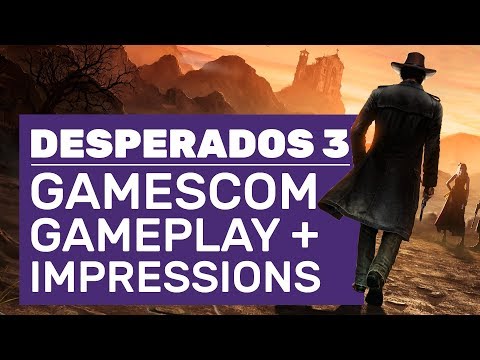 Desperados 3 Gamescom 2019 Gameplay Walkthrough - Mind Control And All New Features