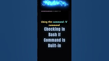 How to check if a command is a built-in Bash command #bash #linux #linuxcommands #linuxskills #unix