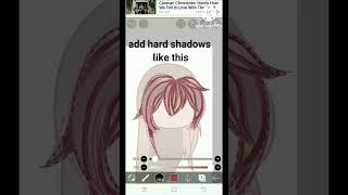 how to shade/edit hair #gachalife #like #subscribe #gacha #getviral #fypシ #shorts