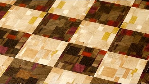 Making a chaotic pattern chessboard