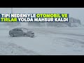 Tipide Kara Gömülen Otomobiller Kurtarıldı